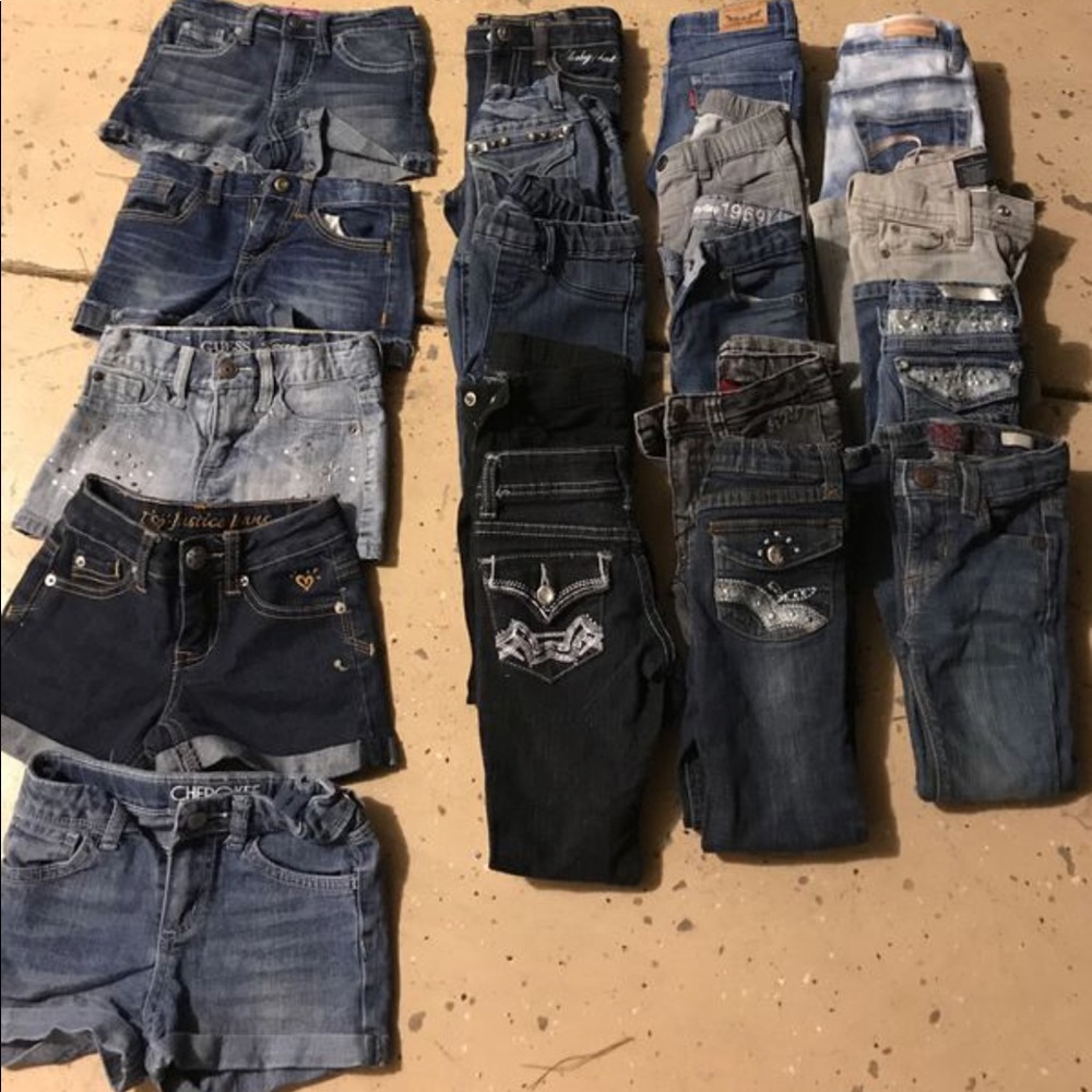 Little girls jeans and shorts